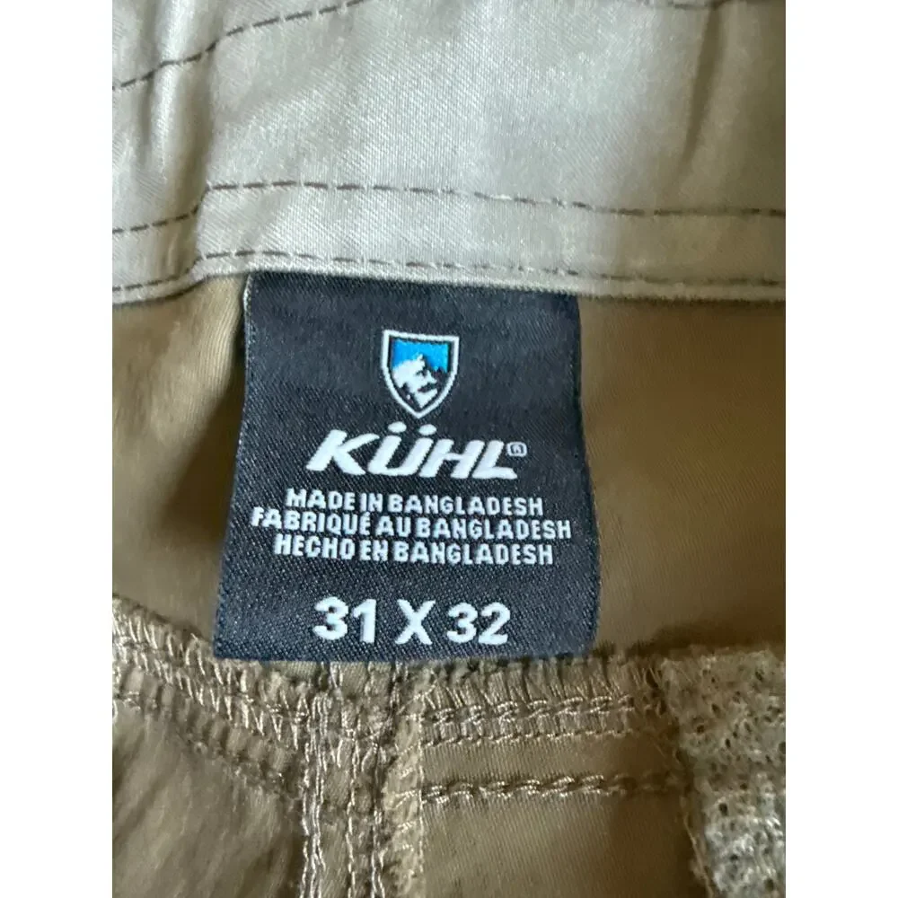 Kuhl Mens Renegade Hiking Pant 5120 in Khaki Size 31x32 *EUC